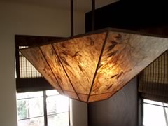 Japanese maplle leaves custom lamp shade