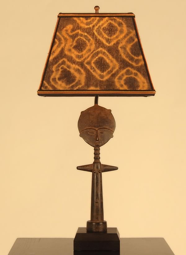 African Decor Table Lamp Fertility, African Table Lamps