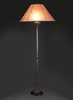 f89 Iron Pinecone Candlestick Floor Lamp