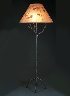 f96 Tribal tree floor lamp