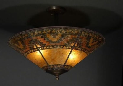 c125_Southwestern Lightning Border Design mica ceiling lamps