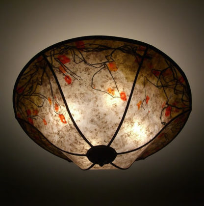 c162 Floral Illusion mica ceiling lamp