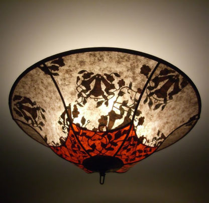 Trumpet Flowers mica ceiling lamp