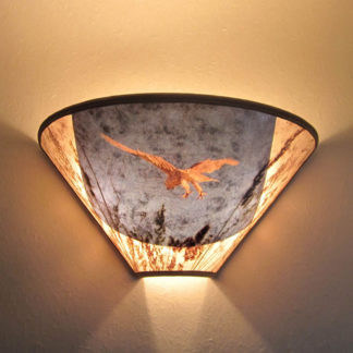 S302 White-tailed Kite Mica Sconce