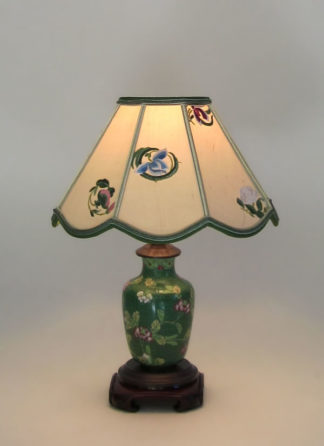 Small Lampshade Floral Bird Lamp Shade Table Ceiling Light Cover Vintage 