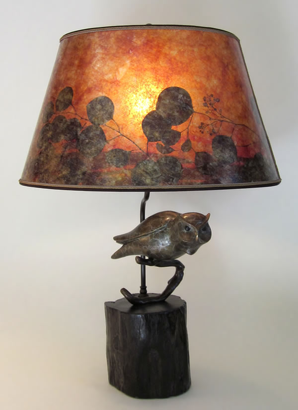 owl table lamp