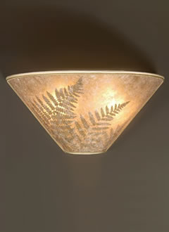 s130 Bracken Fern wall sconce