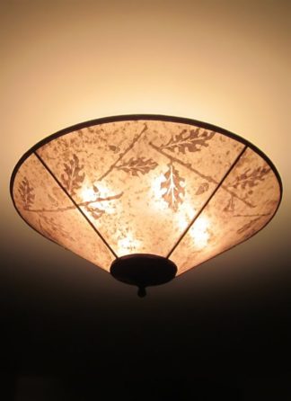 c330 Oak leaf and acorn ceiling lamp