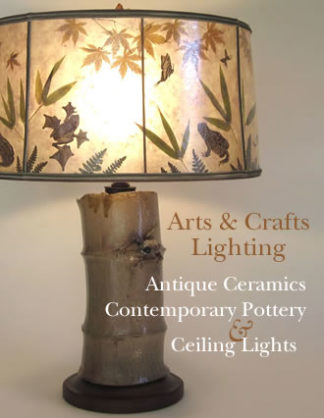 Arts & Crafts Lighting - Art Pottery Lamps