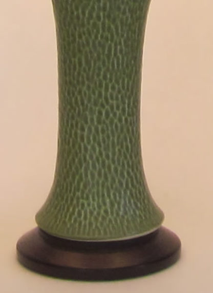 t334 Lonesomville green dragonfly lamp base