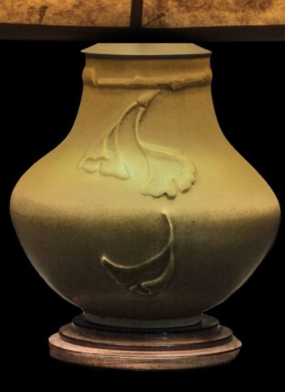 T348 Medium Lonesomeville Pottery Ginkgo Table Lamp base