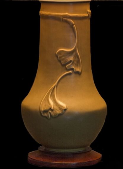 T349 Tall Lonesomeville Pottery Ginkgo Table Lamp base