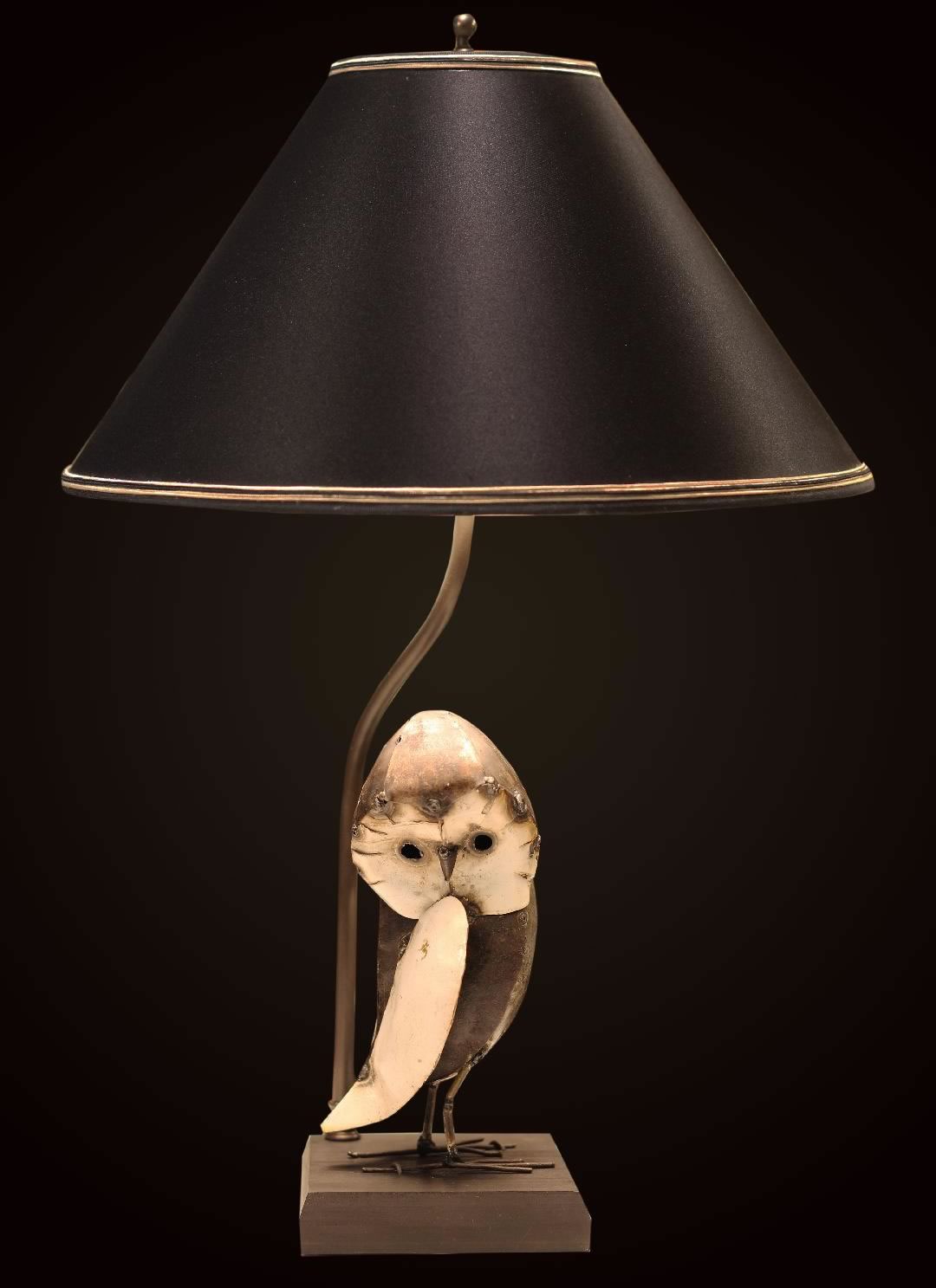 owl table lamp