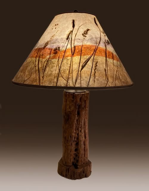 Sale Lamp 3A, Antique Cholla Cactus Lamp