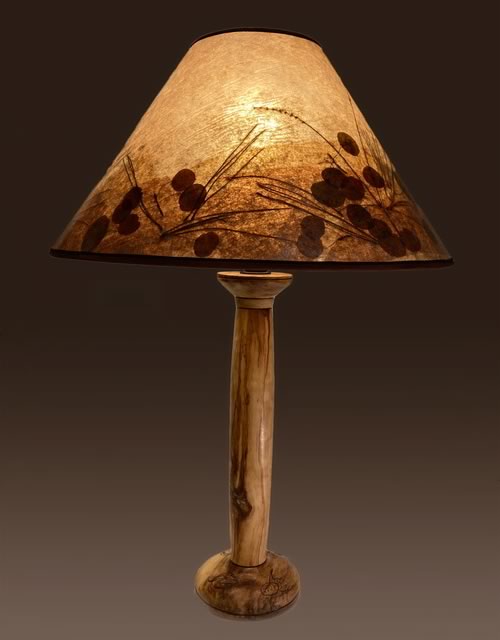 Sale lamp 3B, Aspen wood lamp