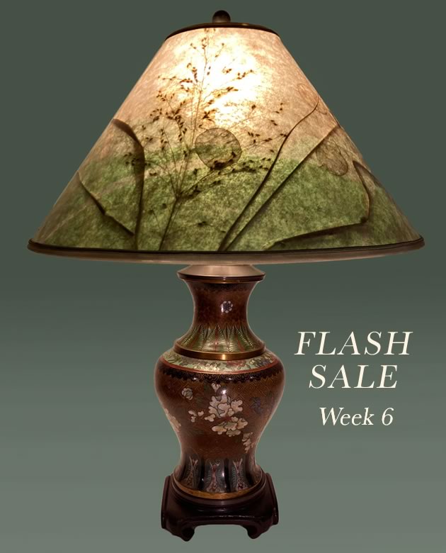 Lamp Sale, Antique Cloisonne 6B