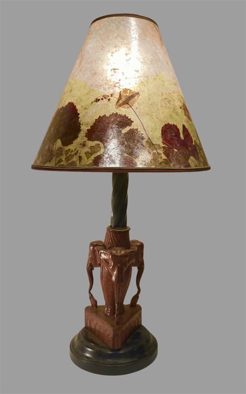 Sue Johnson 9E Elephant table lamp