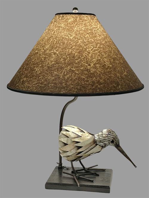Sue Johnson SALE Lamp 18C "Kiwi" from Zimbabwe