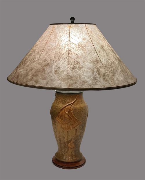 Sue Johnson SALE Lamp 19 J - ceramic lamp by Ephraim Faience