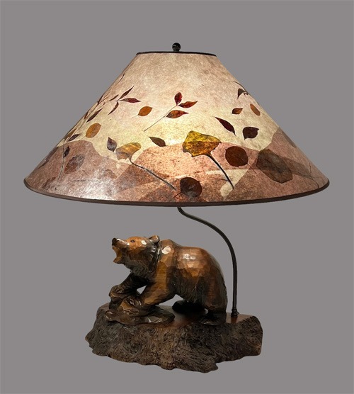 Sue Johnson SALE Lamp 28 H, Antique cloisonné lamp